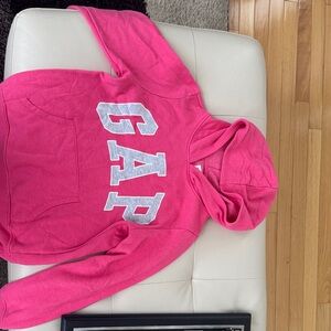 GAP Vibrant Pink Hoodie with Logo